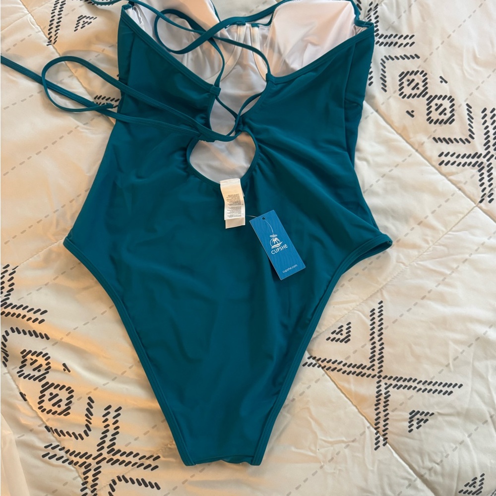Teal One-Piece Swimsuit
